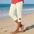 thumbnail image 2 of Womens Yoga Pants High Waist Hollow Out Stretchy Compression Gym Yoga Women's Pants Beige L, 2 of 8