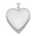 thumbnail image 5 of Auriga 925 Sterling Silver Rhod-Plated 20mm Enameled Butterfly Heart Locket (L-25.2mm, W-19.6mm), 5 of 6