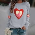 thumbnail image 4 of Sweatshirt for Women Perfect For Daily Wear or Loungewear! The Best Choice for Valentine's DayXXL Gray Valentine's Day Sweatshirt, 4 of 4