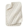 American Baby Company Waterproof Quilted Lap and Burp Pad Cover made with Organic Cotton Top Layer, Natural Color, 2 Pack
