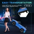 thumbnail image 6 of Aosom Kids Ride on Car with Remote Control, 12V 3.1 MPH Electric Car for Kids, Battery Powered Ride-on Toy for 37-60 Months Boys and Girls, Blue, 6 of 9