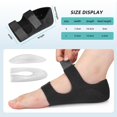 thumbnail image 3 of YUNOVA Breathable Heel Cushion with Arch Support - Gel Pad for Running, Work Boots & Standing Relief, Skin-Friendly Design for Men/Women​, 3 of 9