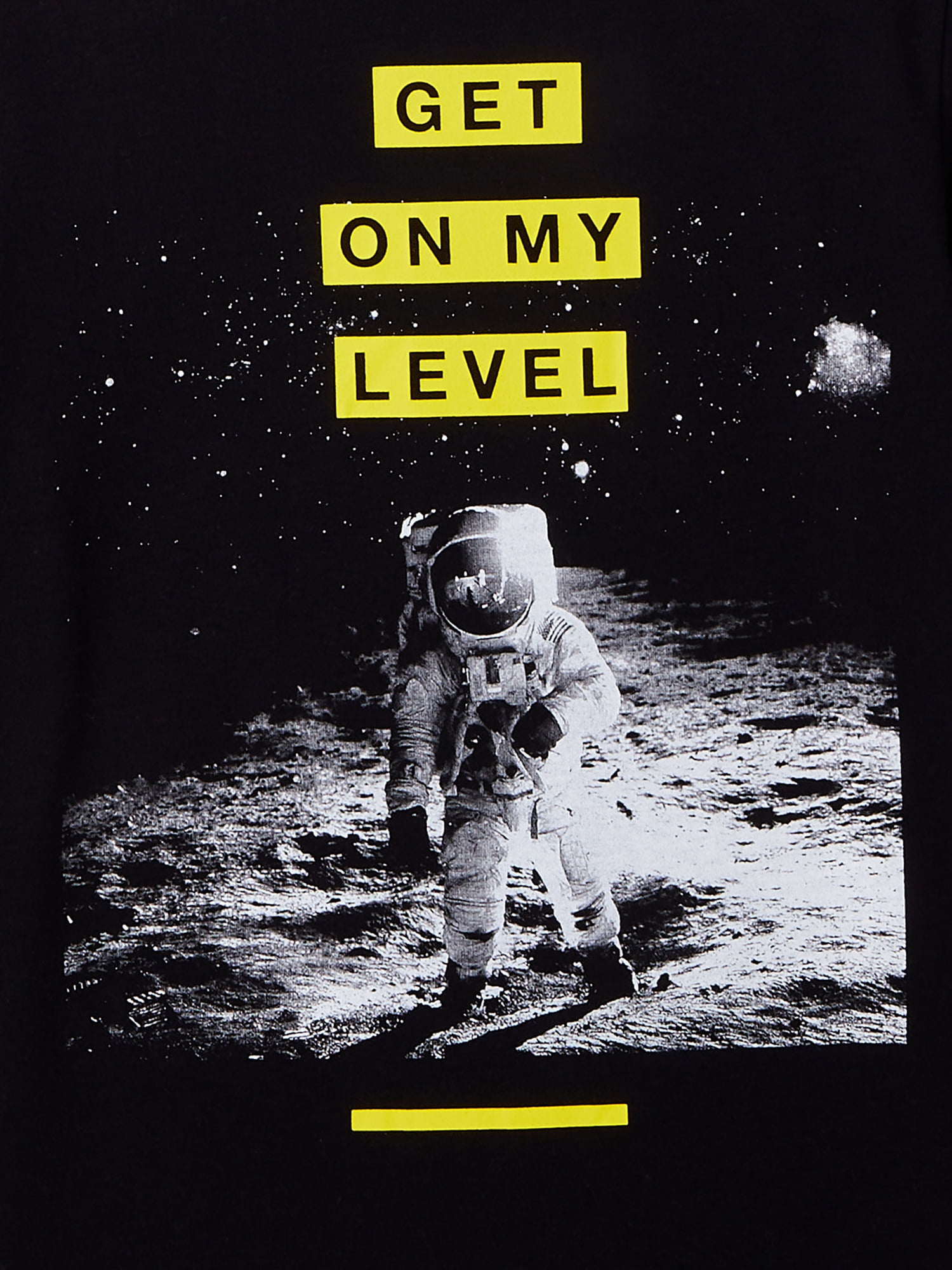 Wonder Nation Boys "Get On My Level Space" Short Sleeve T-Shirt, Sizes 4-18