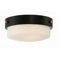 thumbnail image 4 of X3212-FB Craftmade Lighting Oak Street - 2 Light Flush Mount-Flat Black Finish, 4 of 4