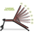 thumbnail image 4 of ProsourceFit Foldable & Adjustable Multi - Purpose Weight Bench for Home and Gym Full - Body Strength Training Workouts, Fitness Exercises and Weight Training, Black/red, 4 of 5