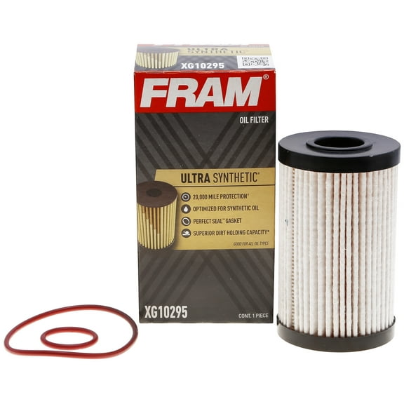 FRAM Ultra Synthetic Oil Filter, XG10295, 20K mile Replacement Filter for Select Vehicles