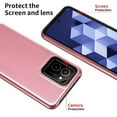 thumbnail image 3 of For Nokia HMD Vibe (N159V / TA-1590) Case Dual Layered Rugged Cover with Screen Protector (Textured Rose Gold /Tempered Glass), 3 of 6