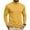 Yellow, variant on Mens Long Sleeve T Shirt Mock Turtleneck Slim Fit Basic Undershirt Lightweight Fall Pullover Tops for Daily Life