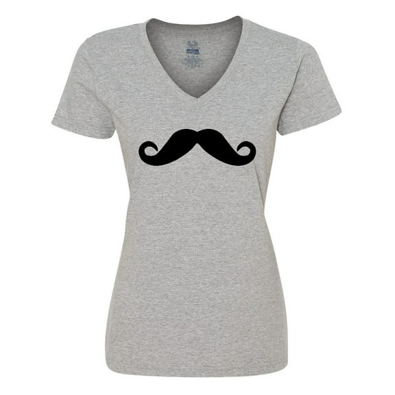 Inktastic Mustache Women's V-Neck T-Shirt