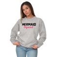 thumbnail image 5 of Mermaid Squad Bachelorette Birthday Women Crewneck Sweatshirt Brisco Brands M, 5 of 6