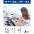 thumbnail image 3 of Adjustable Laptop Stand Desk with 2 CPU Cooling USB Fans, 3 of 13