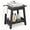 Black, variant on HDPE Shower Bench for Inside Shower, Non-Slip Shower Stool with Handle & Storage Shelf, Bathroom Safety Seat for Shaving Legs, Elderly & Adults Gray