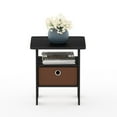thumbnail image 7 of Furinno Andrey End Table with Bin Drawer, Americano/Medium Brown, 7 of 7