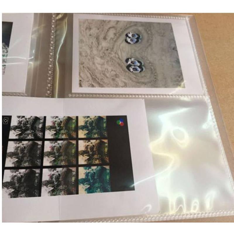 80x Photo Pocket Album 7x5" Storage Book for Polaroid Sanp Touch Photo Paper 