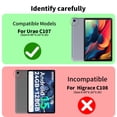 thumbnail image 2 of FIEWESEY For Jeazans OC101/Jeazans C107 10.1 inch tablet Case For Urao C107 Tablet Case with shoulder Strap Kickstand Kids Friendly For Freeski C107/HiGrace C107/ZOFYWNAS C107 10.1" Tab - NavyGreen, 2 of 7
