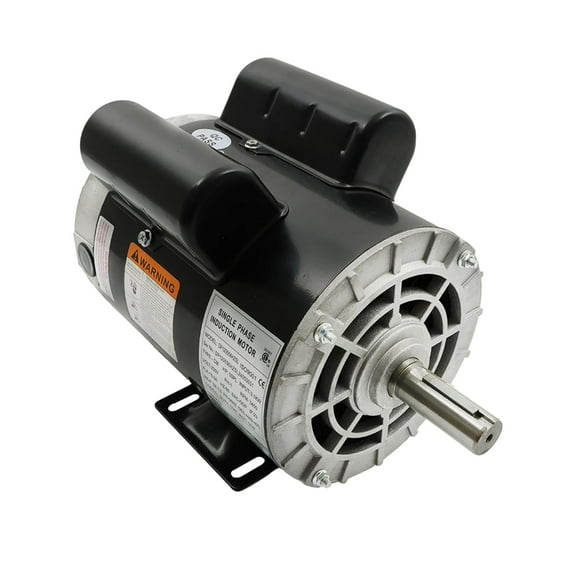 Handdo 5HP SPL Electric Motor Single Phase Motor 3450 RPM 230V 56HZ Frame 7/8 Keyed Shaft 60 HZ CCW Rotation
