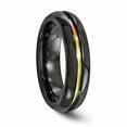 thumbnail image 6 of Edward Mirell Black Ti Anodized 6mm Band, 6 of 7