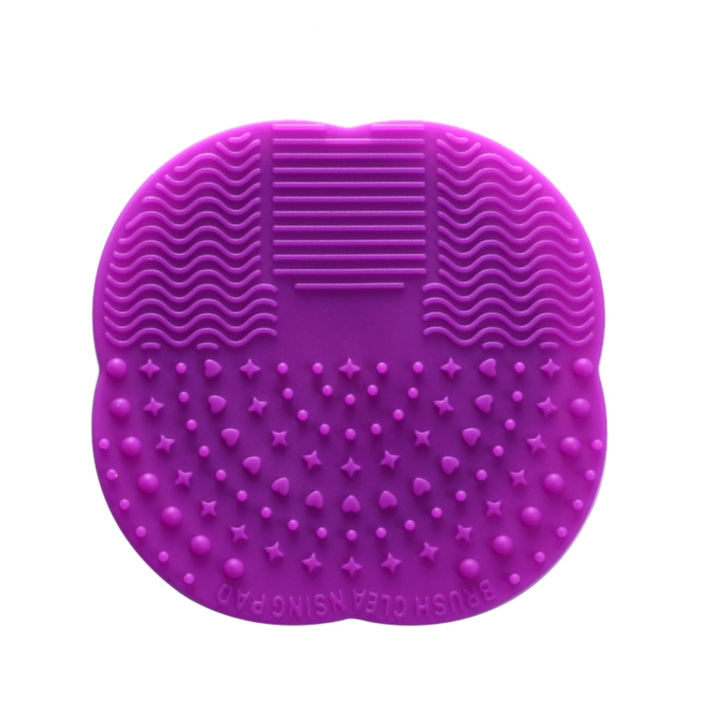 Makeup Brush Cleaner Pad Cosmetic Brush Cleaning Mat Portable Washing Tool Scrubber Suction Cup