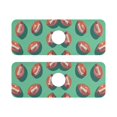 thumbnail image 7 of Yayeee Faucet Mat for Kitchen Sink 14.7" Diatomite Long Splash Guard Pad, Brown American Footballs, 2 Pack, 7 of 7