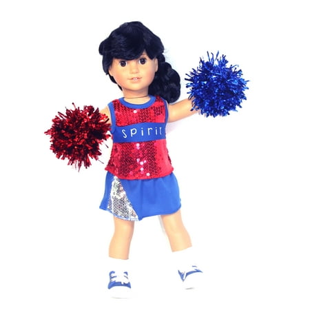Arianna Got Spirit Red White Blue Cheerleader Oufit Fits American Girl 18 Inch Doll