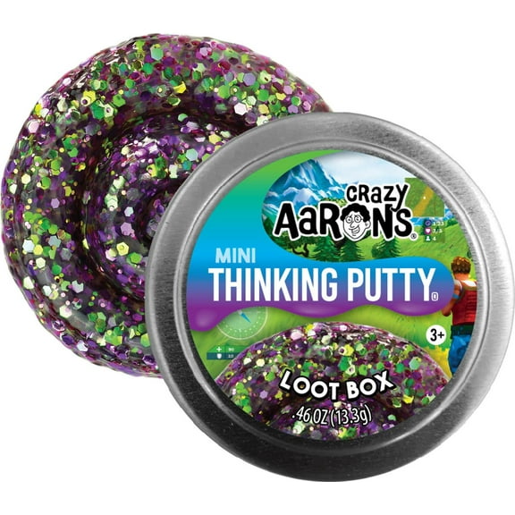 Crazy Aaron's Thinking Putty Mini Tin Loot Box