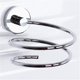 thumbnail image 1 of Soporte para secador de pelo en forma de espiral LIUYMXG acero inoxidable plateado, 1 of 5