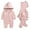 Pink, variant on Toddler Kid Jumpsuit Pants Clothes Toddler Baby Girl Boy Long Sleeved Dinosaur Hooded Jumpsuit Romper Suit Summer Jumpsuit For Girls Boys