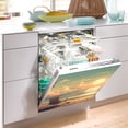thumbnail image 5 of Retro Sunset Beach Magnetic Dishwasher Cover Magnet Refrigerator Dishwashers Sticker Kitchen Decorative Art Panel Decal 23"x26", 5 of 6