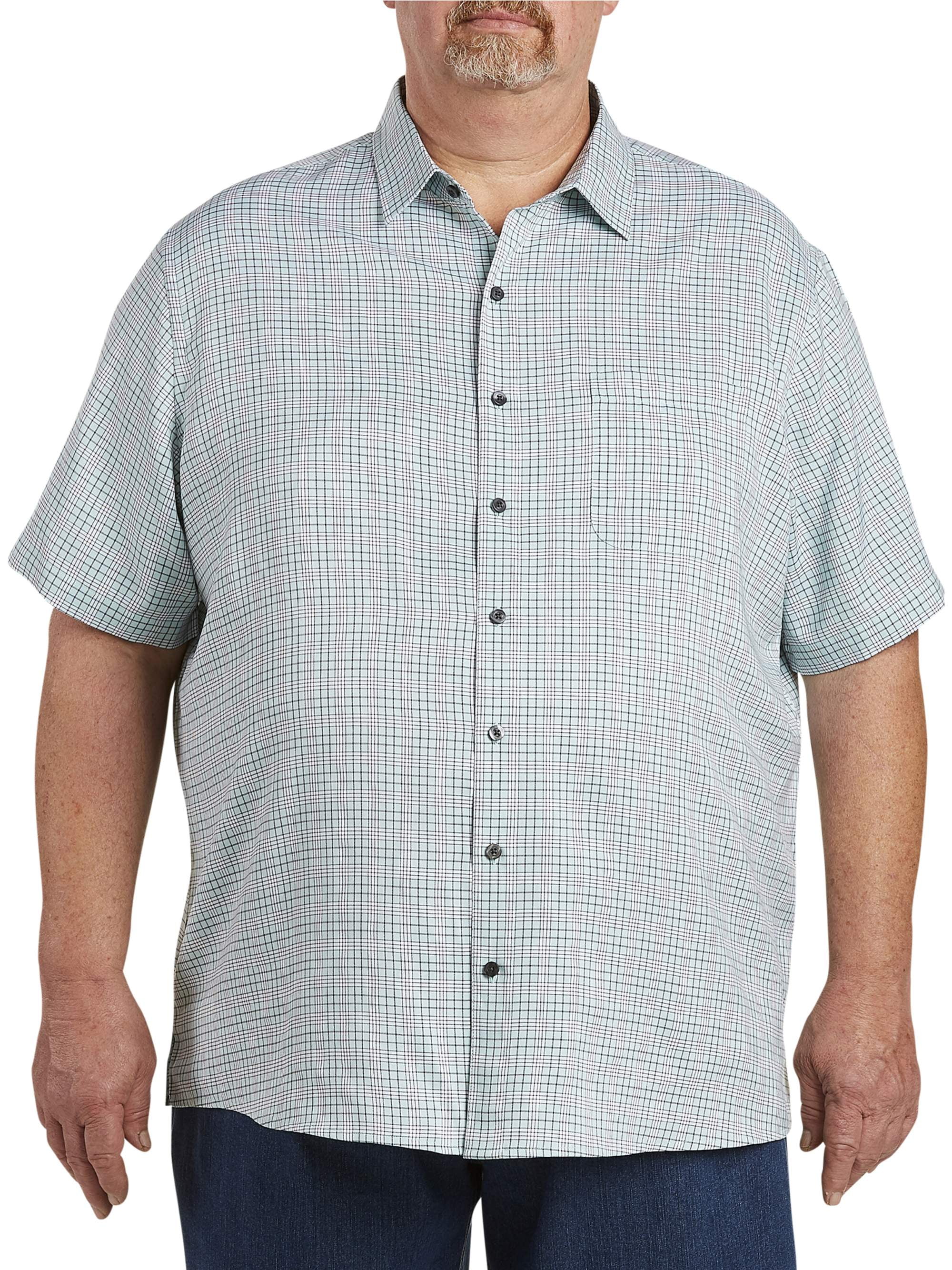 Canyon Ridge - Men's Big & Tall Pattern Microfiber Short Sleeve Sport ...