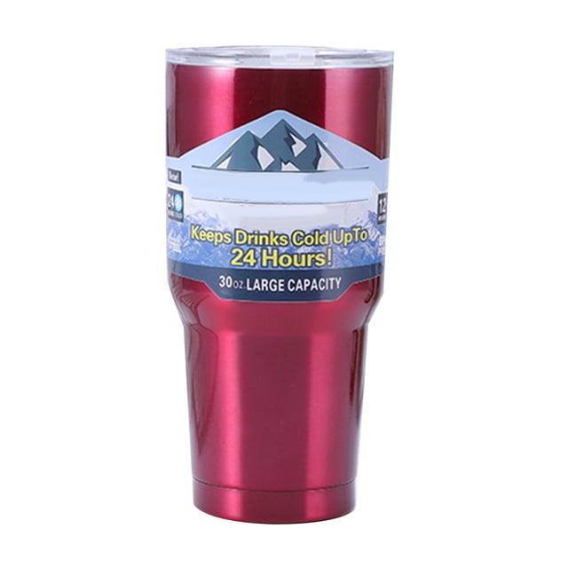 Gobelet Isotherme pour Boisson 30 Oz Tasse à Boisson en Acier Inoxydable avec Couvercle pour Sports Camping Pique-Nique