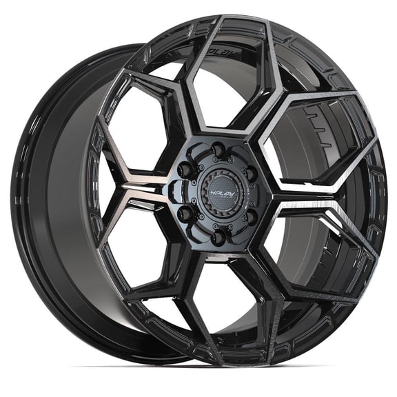 4PLAY Wheels 4PS26 20 Inch Rim Fits 6x135 & 6x139.7 20x9 Gloss Black Brushed with Tinted Clear (1)