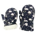 thumbnail image 5 of Toddler Kids Waterproof Winter Snow Gloves Cartoon Animal Patterns Plush Lined Thermal Insulated Warm Sports Cycling Skiing Mittens 3-8 Years Old, 5 of 14