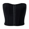 thumbnail image 4 of Yuwull Tank Tops For Women Bustier Corset Top Sexy Slim Camisole Sleeveless Part, 4 of 9