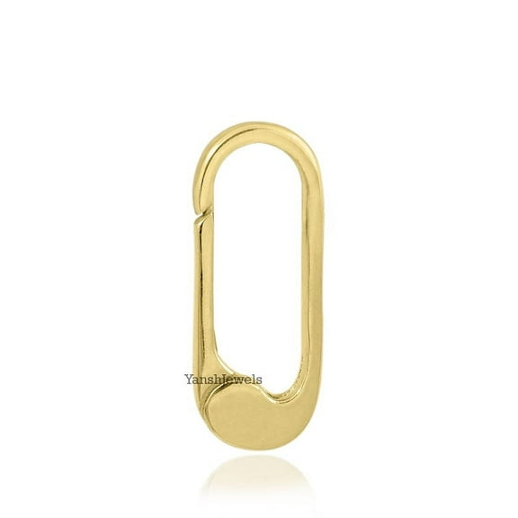 Silver Yellow Gold Plated Enhancer Lock jewelry