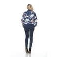 thumbnail image 4 of White Mark Blouson Bomber à Motif Floral pour Femmes, 4 of 5
