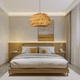 thumbnail image 6 of Arturesthome Japanese Style Vintage Grass Light Chandelier Rattan Pendant Light, 6 of 11