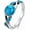 5, variant on 925 Sterling Silver Genuine Turquoise Round Twisted Leaf Ring Boho Dainty Jewelry for Women