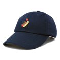 thumbnail image 5 of Dalix Hot Dog Embroidered Cap Cotton Baseball Summer Cool Dad Hat Mens in Navy Blue, 5 of 5