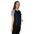 thumbnail image 3 of Inkmeso Solid Short Sleeve T-Shirt For Womens Sporty Casual Solid Basic Workout Shirts, 3 of 7