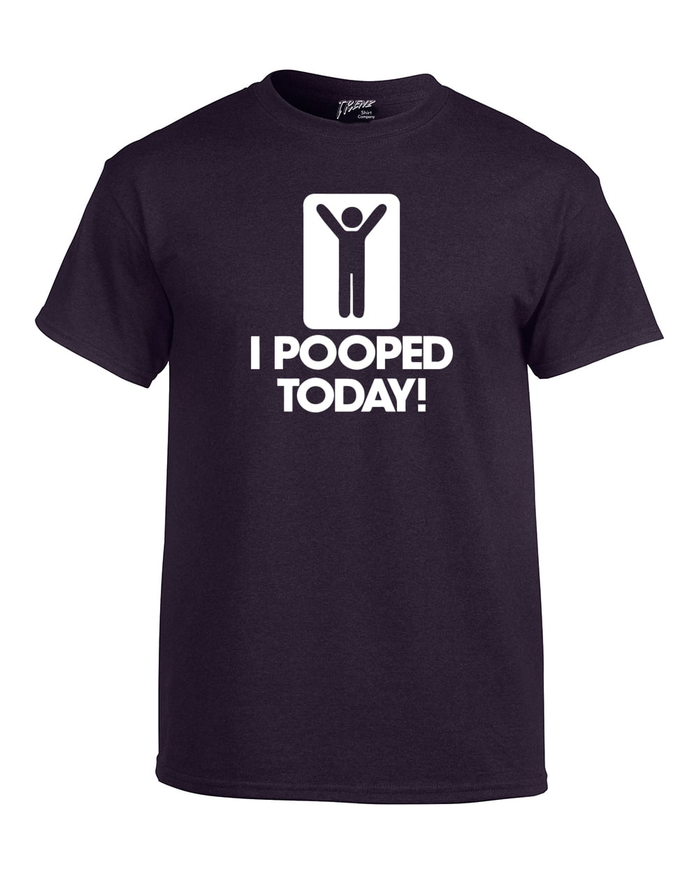 I Pooped Today T-shirt Funny Humorous Comic Stick Figure Sign Happy ! Short - Picture 36 of 126