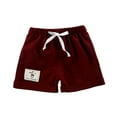 thumbnail image 6 of Toddler Boys Girls Cotton Beach Shorts Solid Color Shorts, 6 of 8