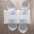 thumbnail image 4 of Ambesonne Christmas Place Mats Set of 4, Snowflakes Butterfly, Standard Size, Pale Blue White, 4 of 4