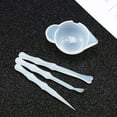 thumbnail image 4 of Necvior Clear Silicone Measuring Cups Resin Mixing Liquid Epoxy Resin Distribution Tool for DIY Art Craft Casting Jewelry Making, 4 of 8