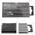 thumbnail image 4 of 20 Pcs Set 0.3mm-1.6mm Mini HSS Spiral Drill Bit Set Micro Drill Bits Set, 4 of 9