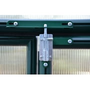 Palram - Canopia Grand Gardener 8 x 8 Twin-Wall Walk-In Greenhouse - Green - with Roof Vent