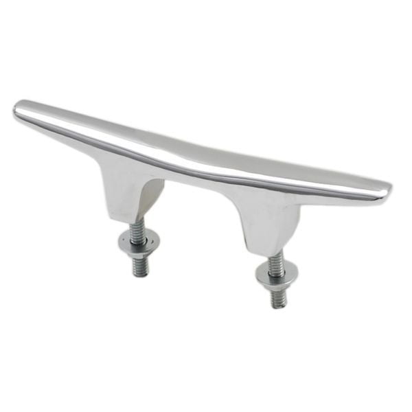 Standard Studmount Boat Cleat 6 Inch Chrome Plated
