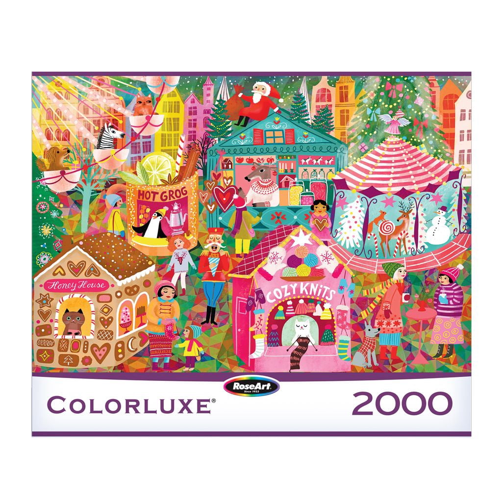 Colorluxe 2000pc Cozy Christmas Market