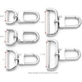 thumbnail image 6 of CRAFTME STUDIO Gold 1/2" Detachable Swivel Snap Hook Clasp (2pcs) with Screw Bar – Bag Strap Replacement Hardware (VT99), 6 of 6