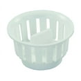 thumbnail image 3 of JR Sink Strainer Basket 95045 Female Threads; Screw In; White; Plastic, 3 of 3