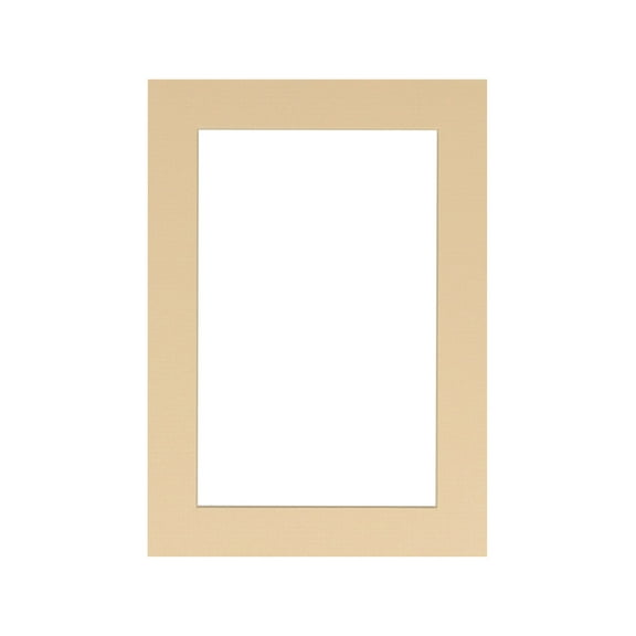 9x12 Mat for 7x10 Photo - Precut Beige Picture Matboard for Frames Measuring 9x12 ONE MAT